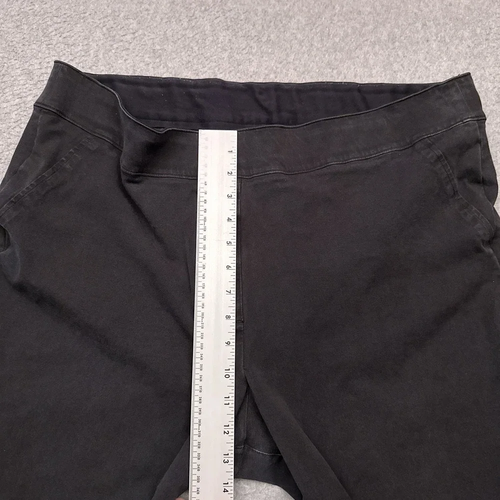 Spanx On The Go‎ Kick Flare Pants Womens 1XT TALL Black High Rise Stretch